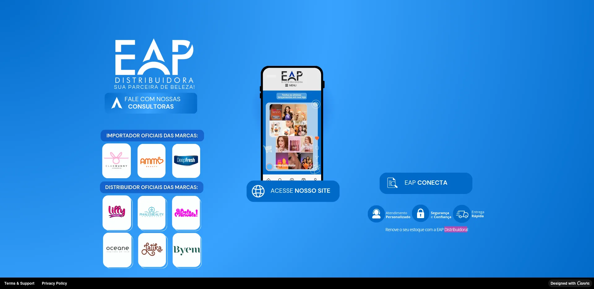 Catálogo EAP Distribuidora — veja todos os produtos