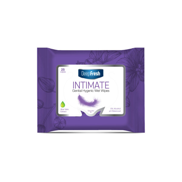 Lenços Umedecidos Higiênico Íntimo com Extrato Aloe Vera 25 unidades Efeito Refrescante Aloe Vera Antialérgico