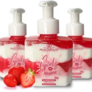 Gel Creme para Virilha - Morango com Creme - 180g - Beijável