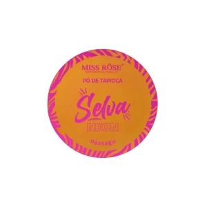 Pó Solto de Tapioca Selva Neon Pêssego Miss Rôse