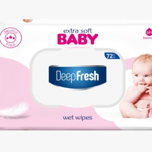 Lenço Umedecido para Bebês 72 unidades por Pacote Toque Macio Antialérgico Higiênico Toque Suave extra soft baby
