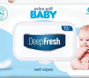 Lenço Umedecido para Bebês 72 unidades por Pacote Toque Macio Antialérgico Higiênico Toque Suave extra soft baby